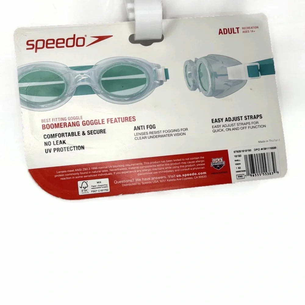 Speedo Boomerang Swim Goggles